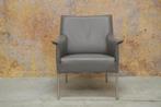 ZGANieuw grijze leren Design on Stock Limec fauteuil, Stock limec, Design, 75 tot 100 cm, Ophalen of Verzenden