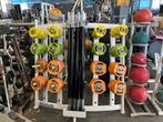 15 x reebok rep Bodypump set incl rek body pump, Sport en Fitness, Fitnessmaterialen, Ophalen, Gebruikt, Halterstangen, Reebok