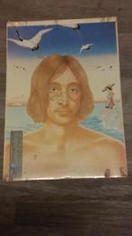 John Lennon the Beatles vintage litho print band groep, Ophalen of Verzenden, Gebruikt, Poster, Artwork of Schilderij