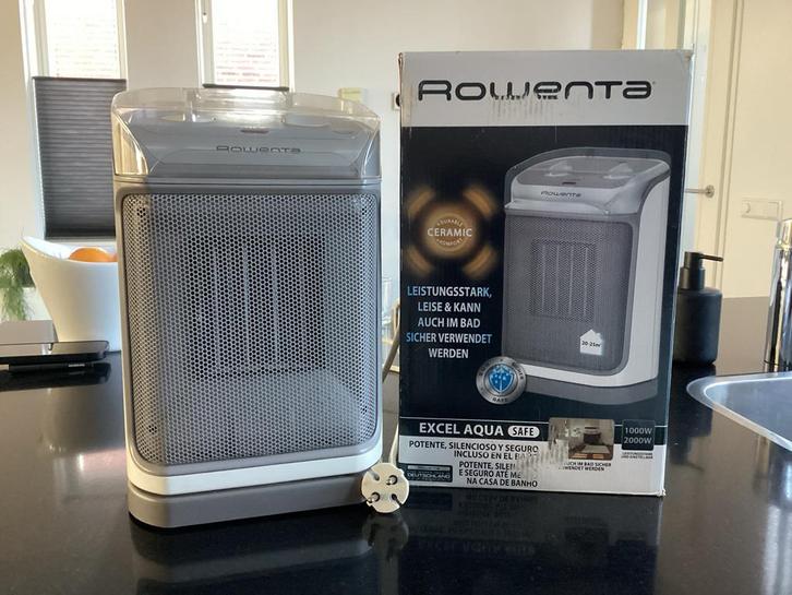Rowenta Excel Aqua Ventilatorkachel, Huis en Inrichting, Kachels, Gebruikt, Vrijstaand, Overige soorten, Elektrisch, Ophalen of Verzenden