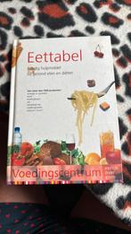 Eettabel, Boeken, Gezondheid, Dieet en Voeding, Ophalen, Zo goed als nieuw, Dieet en Voeding