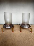 Apart setje vintage tafellampen, Ophalen of Verzenden, Gebruikt, Minder dan 50 cm