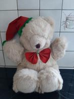 Knuffel beer met kerst muts, Ophalen of Verzenden, Zo goed als nieuw, Beer