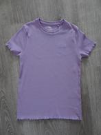 WE Fashion t-shirt met ruches lavendel paars maat 158 164, Kinderen en Baby's, Kinderkleding | Maat 158, Nieuw, Meisje, WE Fashion