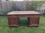 Vintage eikenhouten bureau, Huis en Inrichting, Bureaus, Ophalen, Gebruikt, Bureau