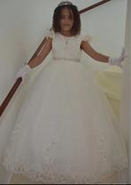 Communie jurk, bruismeisje, feestjurk, wit, maat 134, Kleding | Dames, Trouwkleding en Trouwaccessoires, Bruidsmeisjeskleding