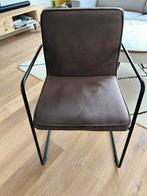 Drie Eetkamerstoelen - grijze eetkamerstoelen, Huis en Inrichting, Stoelen, Ophalen, Zo goed als nieuw, Grijs