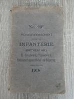 Pionier voorschrift voor de Infanterie 1918 - No. 99, Verzamelen, Militaria | Tweede Wereldoorlog, Ophalen of Verzenden, Landmacht