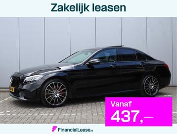 Mercedes-Benz C-Klasse 200 AMG | Panoramadak | Leder | Burme beschikbaar voor biedingen