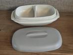 Tupperware serveerwonder 4-delig Crème met grijs deksel, Ophalen of Verzenden, Zo goed als nieuw, Crème, Overige typen