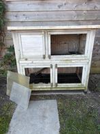 Konijnenhok, Dieren en Toebehoren, Knaagdieren en Konijnen | Hokken en Kooien, Ophalen, Gebruikt, 90 cm of meer, Hok