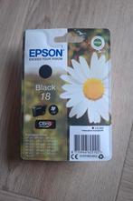 Originele Epson inktcartridge Black 18, Ophalen of Verzenden, Nieuw, Cartridge, Epson