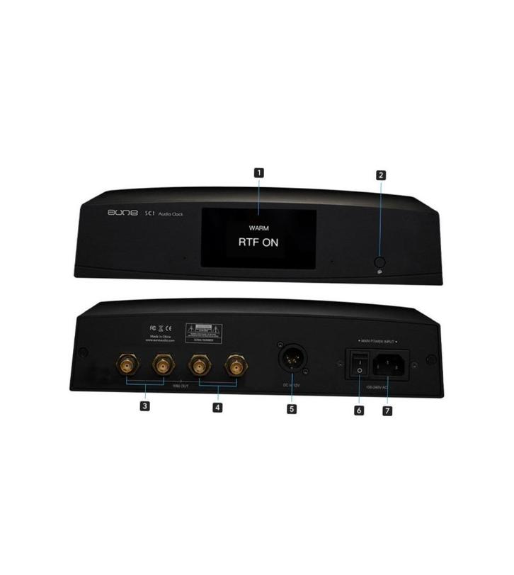 Aune SC1 Master Audio Clock, Audio, Tv en Foto, Mediaspelers, Zo goed als nieuw, Zonder harde schijf, Ophalen of Verzenden