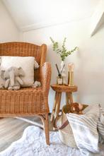 Rieten fauteuil, Ophalen, 75 tot 100 cm, 50 tot 75 cm