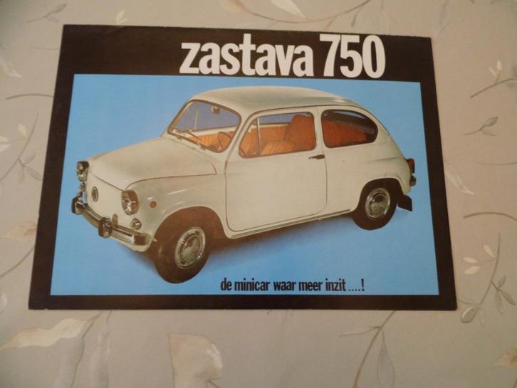 Zastava 750 (fiat 600), Boeken, Auto's | Folders en Tijdschriften, Zo goed als nieuw, Overige merken, Verzenden