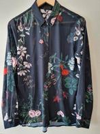 SEVEN SISTERS ZWARTE BLOUSE MET GEKLEURDE BLOEMEN MAAT L, Kleding | Dames, Blouses en Tunieken, Seven Sisters, Zwart, Maat 42/44 (L)