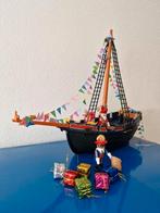 Stoomboot met sinterklaas en vlaggetjes sint piet cadeau, Ophalen of Verzenden, Zo goed als nieuw