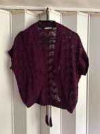Bordeauxrood gehaakt vestje, Kleding | Dames, Blouses en Tunieken, Maat 42/44 (L), Ophalen of Verzenden, Zo goed als nieuw, C&A