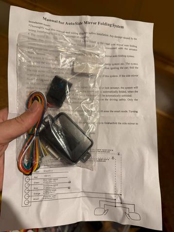 Automatische zijspiegel inklapmodule beschikbaar voor biedingen