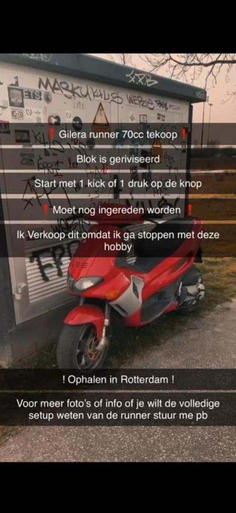 runner, Fietsen en Brommers, Scooters | Piaggio, Gebruikt, Overige modellen, Ophalen