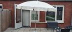 Parasol met voet, Ophalen, Gebruikt