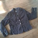 grijs fluwelen jasje mt. 42, Maat 42/44 (L), Ophalen of Verzenden, Zo goed als nieuw, Jasje