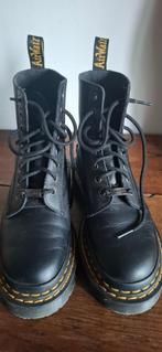 Dr. Martens mt 38, 1460 Bex met dubbele steek en slagplaat, Zwart, Lage of Enkellaarzen, Ophalen of Verzenden, Dr. Martens