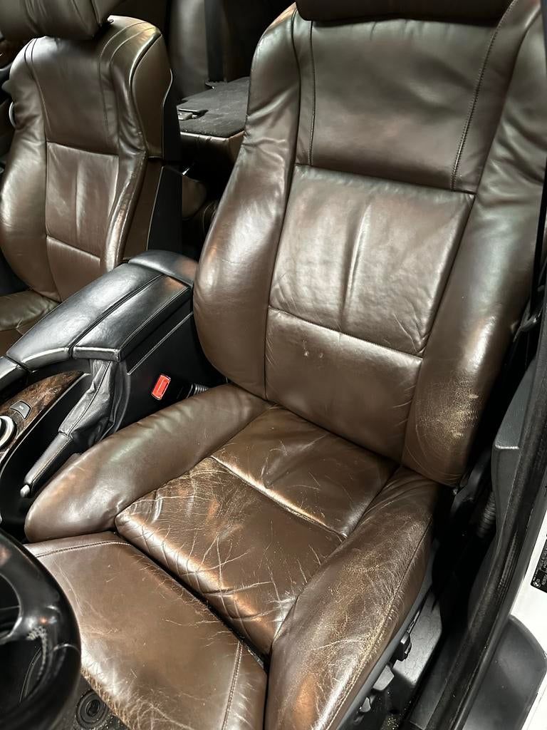 BMW E61 Mokka Leder Comfort Stoelen individual met gordijnen, Ophalen, Gebruikt, Bmw, Bmw