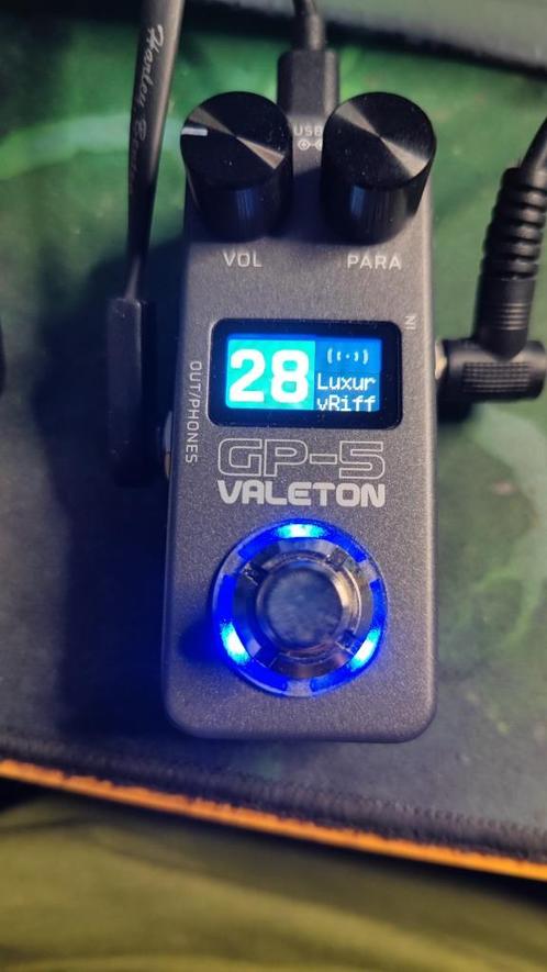 Valeton GP-5, Muziek en Instrumenten, Effecten, Nieuw, Chorus, Delay of Echo, Distortion, Overdrive of Fuzz, Reverb, Wah Wah, Overige typen