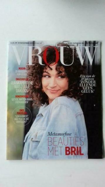 VROUW Tijdschrift Eva van de Wijdeven Cover November 2019 beschikbaar voor biedingen
