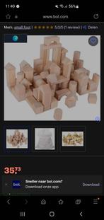 grote zak nieuwe houten blokken ongebruikt, Kinderen en Baby's, Speelgoed | Bouwstenen, Nieuw, Ophalen of Verzenden