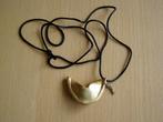 VINTAGE HALSKETTING MIRIAM HASKELL FORTUNE COOKIE +SPREUK, Ophalen of Verzenden, Overige materialen, Ketting, Verguld