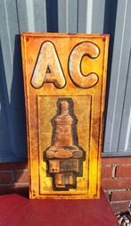 Oud en origineel reclame bord AC Bougies (Albert Champion)., Verzamelen, Merken en Reclamevoorwerpen, Reclamebord, Gebruikt, .