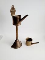 Vintage snotneus olielamp om op te hangen, Ophalen of Verzenden