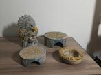 Exo Terra Aztec decoratie – Huisjes, Totem & Waterbak, Ophalen of Verzenden, Zo goed als nieuw, Overige typen