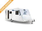 Caravelair Alba 466 compleet met voortent en stapelbed, Caravans en Kamperen, Treinzit, 750 - 1000 kg, Overige typen, 5 tot 6 meter