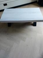 Wit eikenhout salontafel, Huis en Inrichting, Tafels | Salontafels, Ophalen, 100 tot 150 cm, Eikenhout, 50 tot 100 cm