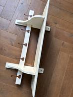 Brocante kapstok met 5 haakjes en een plank, Ophalen