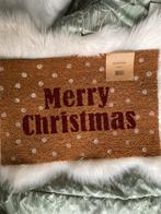 Kerst Merry Christmas rood sneeuw wit kokos deurmat 40x60cm, Ophalen of Verzenden, Nieuw