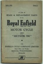 Royal Enfield Meteor 700 parts list motor (7720z), Motoren, Ophalen of Verzenden, Overige merken