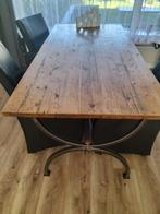 Tafel hout, Huis en Inrichting, Tafels | Eettafels, Ophalen, Zo goed als nieuw, Vijf personen of meer, 50 tot 100 cm