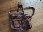 Stoere Cowboy Bag - Bruin Leer, Ophalen, Gebruikt, Bruin, Handtas