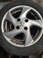 Velgen en Banden - 195/55R15 Peugeot, Ophalen, Gebruikt, 15 inch, Banden en Velgen