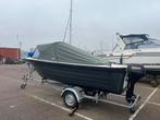 Sloep Admiraal 475 Style Zgan 15pk Suzuki +trailer, Watersport en Boten, Ophalen, 10 tot 30 pk, Zo goed als nieuw, Snelvarend