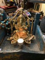 Ganesha beeld met tempel belletjes, Antiek en Kunst, Kunst | Niet-Westerse kunst, Ophalen of Verzenden
