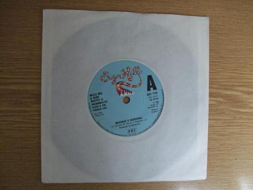 MELLE MEL & DUKE BOOTEE of GRANDMASTER FLASH     MESSAGE II, Cd's en Dvd's, Vinyl Singles, Zo goed als nieuw, Single, Pop, 7 inch