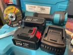 21 v haakse slijper met 2 li-ion accu,s van 4.0 ah 125/ mm, Ophalen of Verzenden, Nieuw, Haakse handslijpmachine