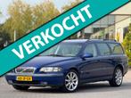 Volvo V70 2.4 Ocean Race | Automaat | Leder stoelen | Stoelv, Auto's, Volvo, Beige, Blauw, 170 pk, 92 €/maand