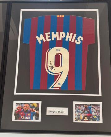  FC Barcelona Thuisshirt 21/22 – Gesigneerd Memphis Depay beschikbaar voor biedingen