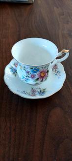 Kop en schotel Royal Ascot, Verzamelen, Ophalen of Verzenden, Zo goed als nieuw, Porselein, Kop en/of schotel